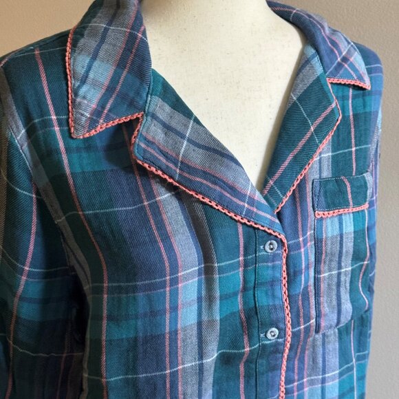 Sundance pajama Set blue Toboggan Trails - Medium - $156 - Picture 4 of 10